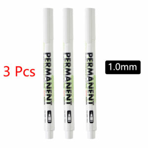 1/3/5 Pcs White Marker Pens 2.0mm Oily Waterproof White Gel Pen DIY Graffiti Sketching Markers Stationery Wrting School Supplies 13