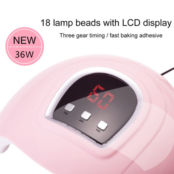 Nail Dryer LED Nail Lamp UV Lamp for Curing All Gel Nail Polish With Motion Sensing Manicure Pedicure Salon Tool 6