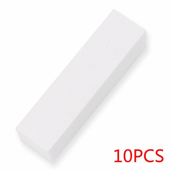 Buffing Sanding Files Block Pedicure Manicure Care Nail Art Buffer Polish White Nail File Nail Art Tips Manicure Pedicure 2