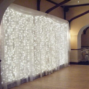 3m 100/200/300 LED Curtain String Light Garland Wedding Party Decorations Table Bachelorette Birthday Ramadan Festoon Background 1