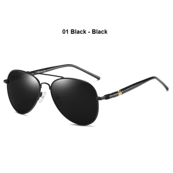 Luxury Men's Polarized Sunglasses Driving Sun Glasses For Men Women Brand Designer Male Vintage Black Pilot Sunglasses UV400 9