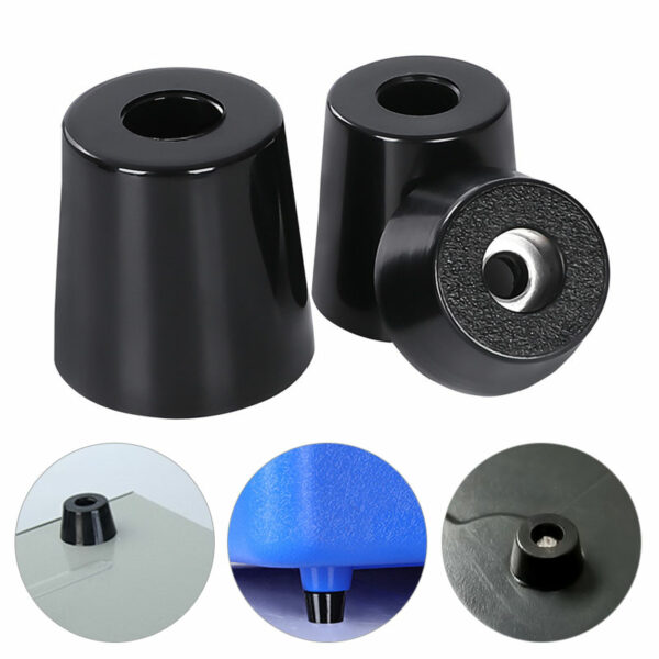 10Pc Black Rubber Feet Non-slip Furniture Foot Table Leg Cabinet Bottom Pad for Table Chair Cutting instrument Accessories 4