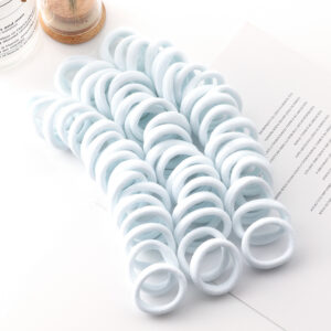 50pcs Girls Solid Color Big Rubber Band Ponytail Holder Gum Headwear Elastic Hair Bands Korean Girl Hair Accessories Ornaments 13