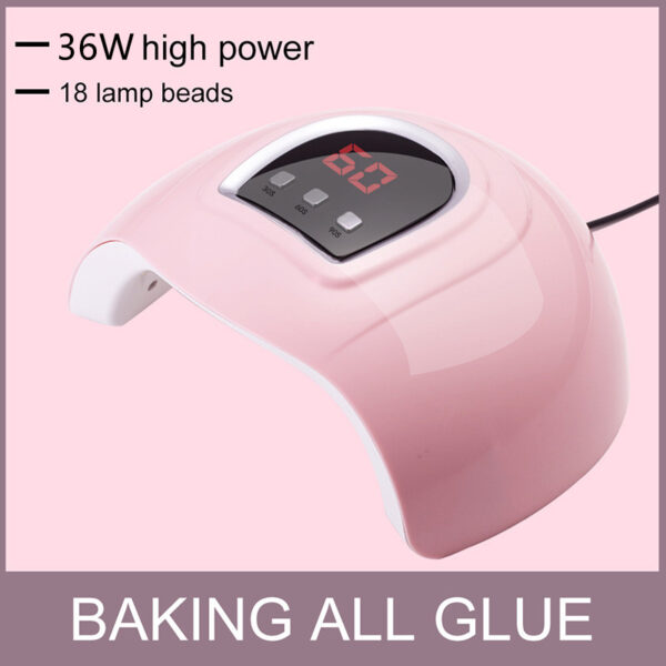 Nail Dryer LED Nail Lamp UV Lamp for Curing All Gel Nail Polish With Motion Sensing Manicure Pedicure Salon Tool 4