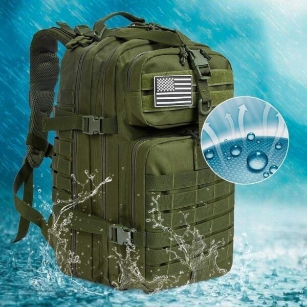 50L 1000D Nylon Waterproof Trekking Fishing Hunting Bag Backpack Outdoor Military Rucksacks Tactical Sports Camping Hiking 6