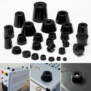 10Pc Black Rubber Feet Non-slip Furniture Foot Table Leg Cabinet Bottom Pad for Table Chair Cutting instrument Accessories 1