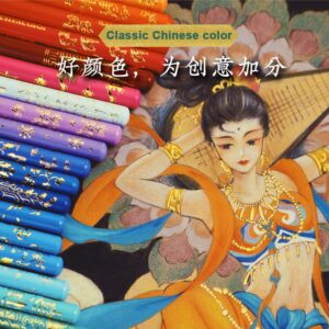 100colors Chinese Style Oil Color Pencils Professional Drawing Pencil Hardcover Gift Box Phoenixcolor Colored Pencil Art Supplie 2