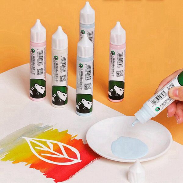 Maries 30ml White/Pink/Blue Watercolor Masking Fluid Gum Pen Art Tools For Painting Art Supplies 3