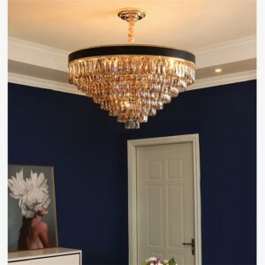 WPD Chandelier LED Pendant Lamp Postmodern Lighting Fixtures for Home Living Dining Room 2