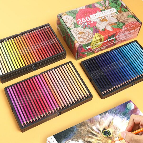 520-color Colored Oil Pencils Set Color Pencil Gift Box Packaging Art Painting Oily Hand-painted Colored Lead Art Supplies Gift 6