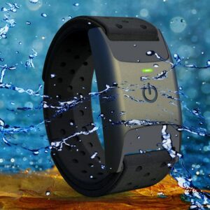 FITCENT Rechargeable Armband Heart Rate Monitor ANT+ Bluetooth Optical Fitness HR Sensor for Garmin Wahoo Bike Computer Peloton 2