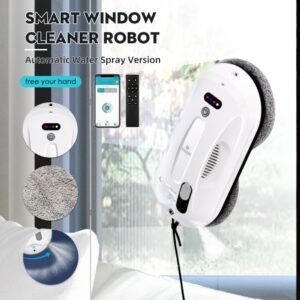 Window cleaning robot Large suction anti-fall robot with automatic water spray function Window glass tile wall cleaning tool 2