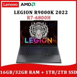 Lenovo LEGION R9000K Laptop 2022 16-inch Gaming AMD Ryzen 7 6800H 32GB RAM 1TB/2TB SSD Windows 11 165Hz 1080P HD Camera Notebook 1