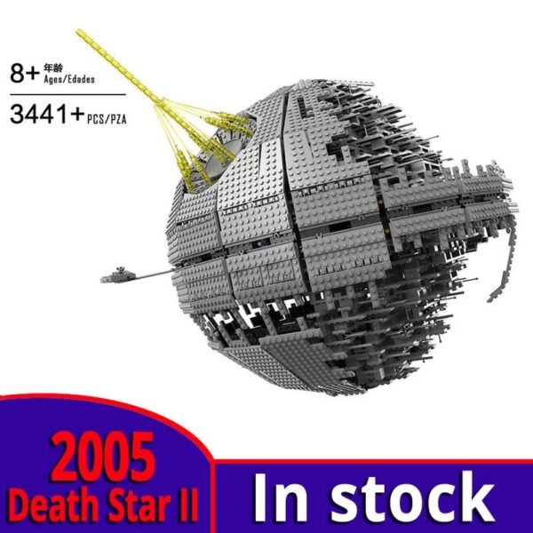 05026 2005 Death Star 2 Blocks Model Building Kit Educational Assembly Brick Toys Chirstmas Birthday Gifts with lde Lights 1