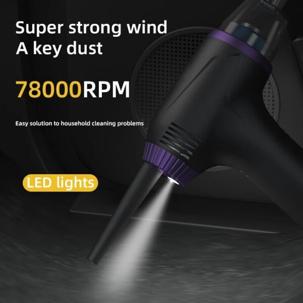 15000mAh Electric Air Duster Strong Wind Cordless Vacuum Cleaner Computer/Keyboard Powerful Air Blower Handheld Car Dust Cleaner 3