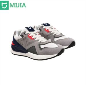 Hot Original  Mijia Retro Shoes Men's Running Shoes Outdoor Sports Genuine Leather Sneaker Suede Mesh Breathable Design 1