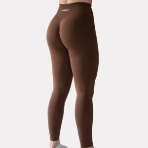 AUROLA Store Seamless Scrunch Tights Women Yoga Pants Aurolaus Tummy Control Workout Running Fitness Active Leggings 2