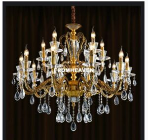 Free Shipping Crystal chandelier For Living Room Bronze Chandelier Decoration Modern Chandeliers Lighting Kitchen Hanging Lamp 1