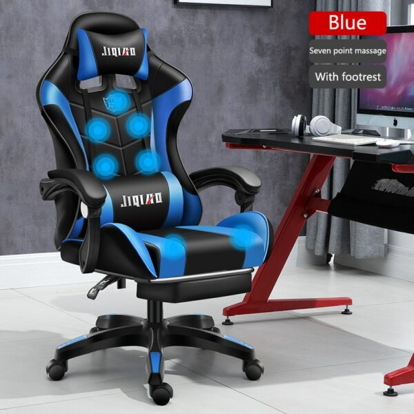 2022 New Massage Computer Chair Gaming Chair Furniture Luminescent RGB Office Chair Ergonomic Swivel Chair Home Live Gamer Chair 4