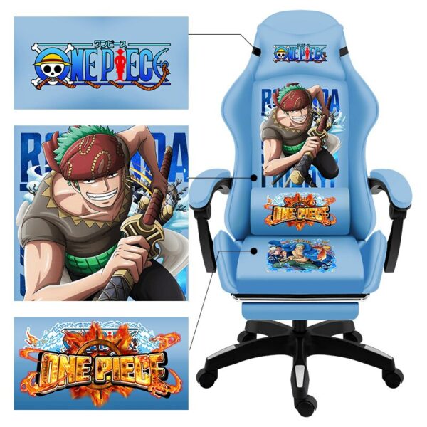 New blue Wcg Gaming Chair Anchor Armchair Ergonomic soft Chair Internet cafe racing game chair Student dormitory computer chairs 4