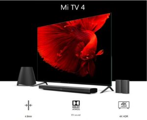 Mi TV 4 65" Inches Smart TV English Real 4K HDR Ultra Thin Television 2