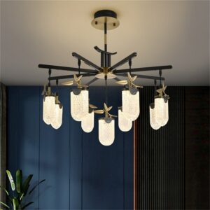 Hongcui Modern Pendant Light Luxury Brass LED Lamp Fixtures For Home Decorative Dining Living Room 2