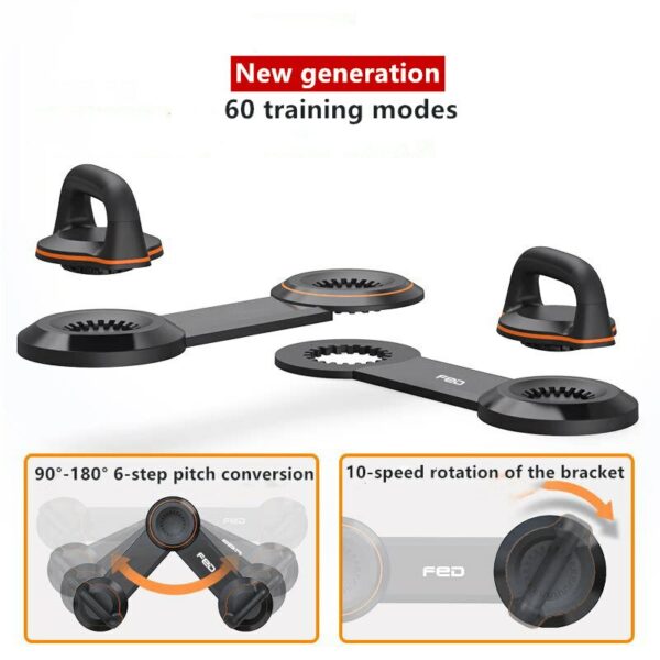 FED New Push-Up training Board 60 training modes Workout Fitness Gym Equipment Push Up Stand for Abdominal 4