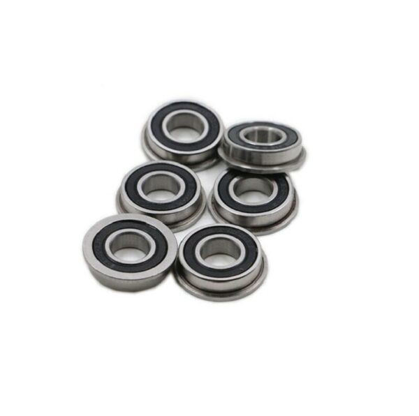 100pcs/lot F6806-2RS F6806RS Double rubber cover 30*42*7mm Flange Ball Bearing Deep Groove Ball bearing 30×42×7mm 3