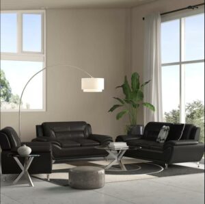 3 Piece Faux Leather Living Room Set for Living Room Furniture 1