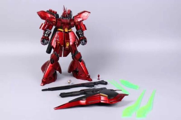 Model Daban MG 1/100 Model MSN-04 SAZABI Ver .KA Special coating plating Mobile Suit Kids Toys 6