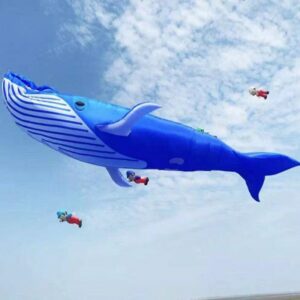 free shipping 20m whale kite pendant large kite flying shark kite nylon fabric professional kite factory weifang kaixuan kite 1