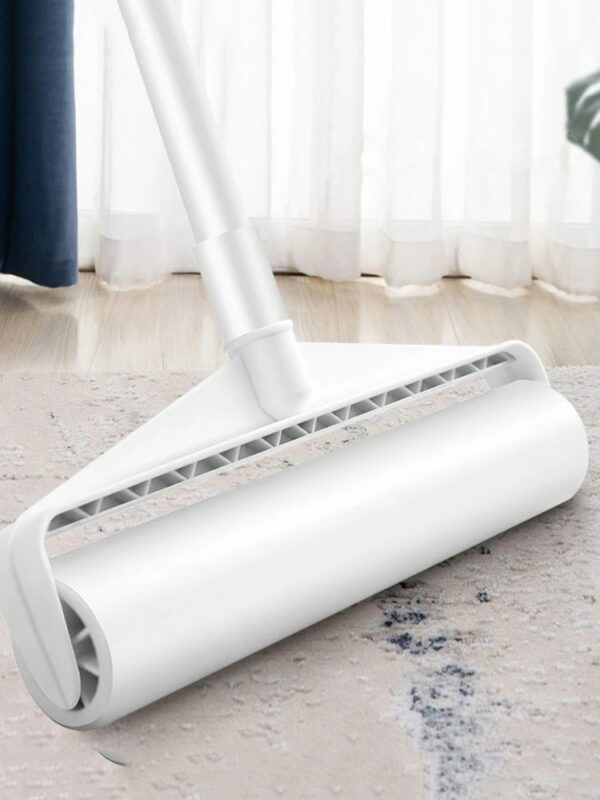 Detachable Long Handle Sticky Roller Gluing Tools Sofa Bed Carpet Cleaner Clothes Pet Hair Dust Removal Brush Collector Cleaning 1