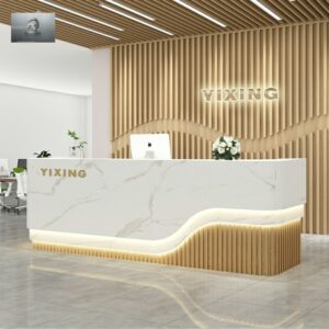 Company Reception Desks Modern Office Furniture Beauty Salon Cashier Counter Designer Training Institution Yoga Studio Bar Table 1