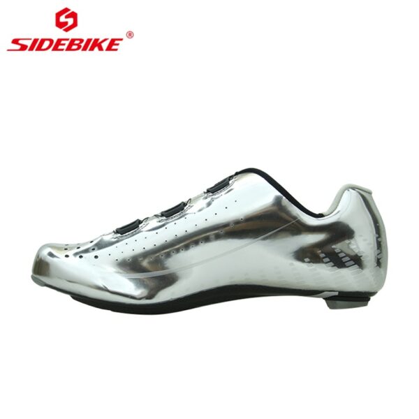 Unisex Carbon Fiber Men Cleats Road Bike Boots Speed Sneakers Flat Ultra light breathable Shoes Women Trail Racing SPD Cheap DH 3