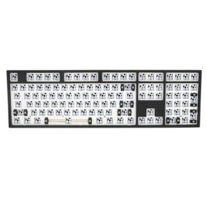 Sk108 Key Mechanical Keyboard Kit 100% Hot Swappable Switch Lighting Effects RGB Switch LED Type C 1