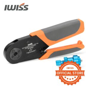 IWISS HD-3220A Aviation pin terminal crimping pliers 0.03-0.52mm² 32-20AWG W1 aviation plug male and female pins cold crimper 1