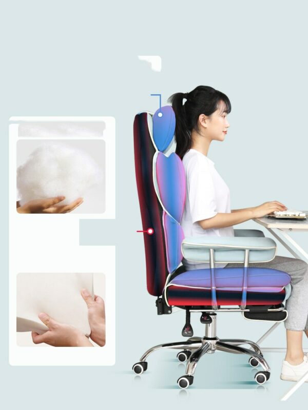 Soft Gaming Chair High Quality Reclining Computer Chair Ergonomic Office chair Home Furniture gamer live chair student bedroom 4