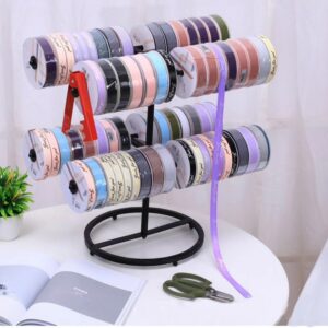 Iron Ribbon Stand Bouquet Ribbon Storage Rack Florist Tool Material Display Stand 2