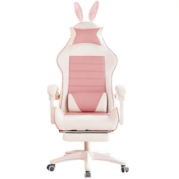 Office Chair WCG Computer Gaming Chair Reclining Armchair with Footrest Internet Cafe Gamer Chair Office Furniture Pink Chair 5