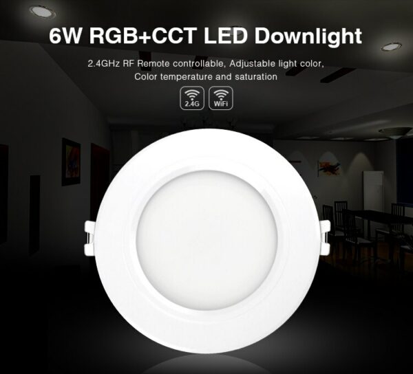 45pcs FUT068 6W RGB+CCT LED Downlight 1