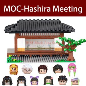 MOC Anime Series WM Demon Slayer MOC1041 Hashira Meeting Compatible Figure Building Block Educational Toys For Children Friends 1