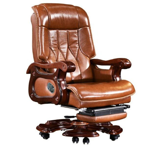 Boss chair leather office chair can lie massage chair computer chair lift swivel leather 4