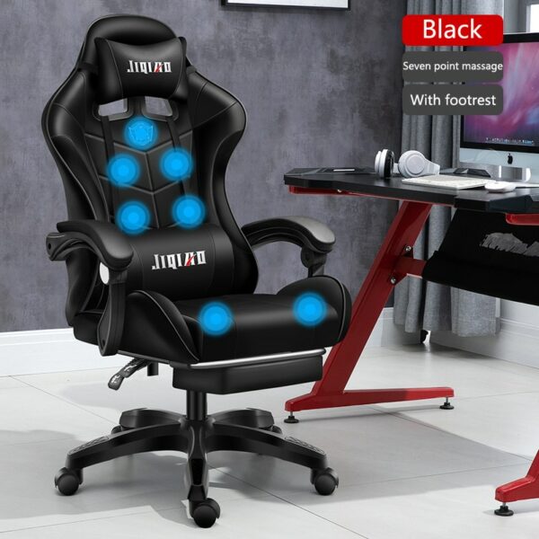 2022 New Massage Computer Chair Gaming Chair Furniture Luminescent RGB Office Chair Ergonomic Swivel Chair Home Live Gamer Chair 5