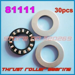 30pcs 55*78*16Mm Cylindrical Roller Thrust Bearing Assembly 81111 K81111TN GS81111 Seat Ring WS81111 Shaft Housing Washer 1