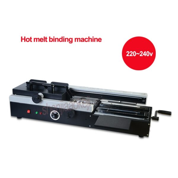 460A A4 Wireless Hot Melt Binding Machine Automatic Electric Heating Binder Book Binding Machine For Graphic Shop Office 1pc 4