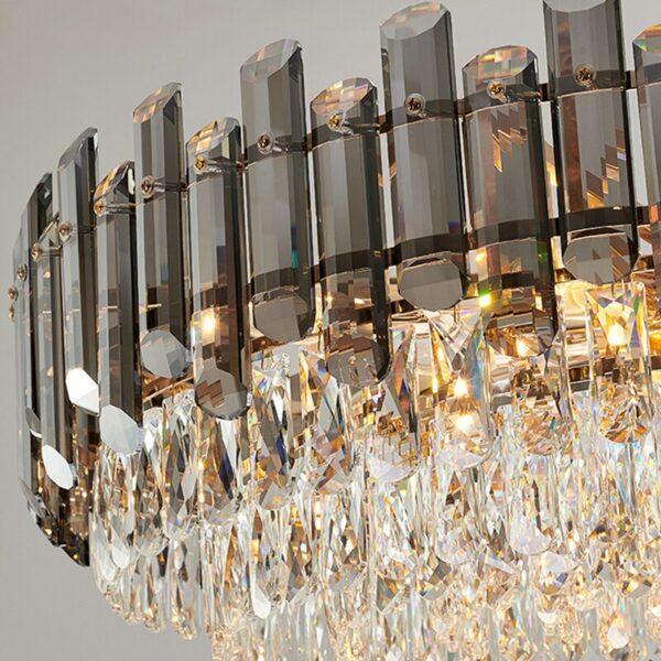 Luxury Crystal Chandeliers Modern Pendant Lights Bedroom Living Room Dining Room Hotel Home Decor E14 Bulbs Suspension Lamps 5