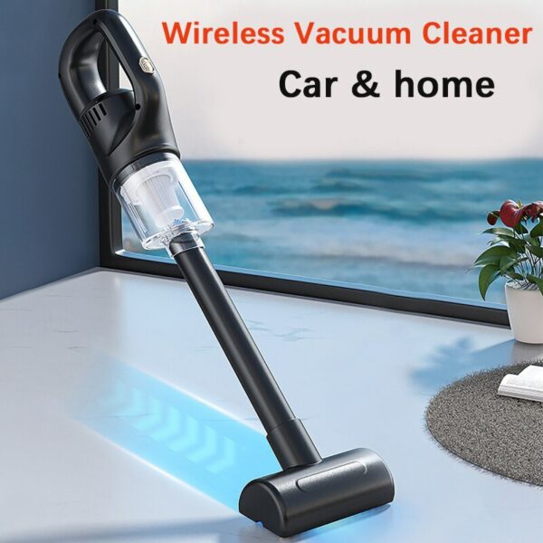 Wireless Vacuum Cleaner Handheld Home Car Vacuum Cleaner Powerful Suction USB Rechargeable Wet and Dry Filter Hair Dust Cleaning 1