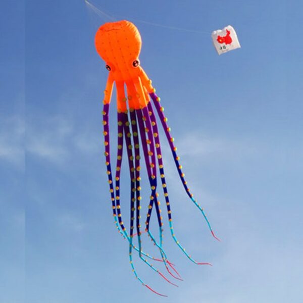 free shipping 26m large octopus kite inflatable kite for adults buggy kitesurf board kite reel weifang kite factory pendant koi 3