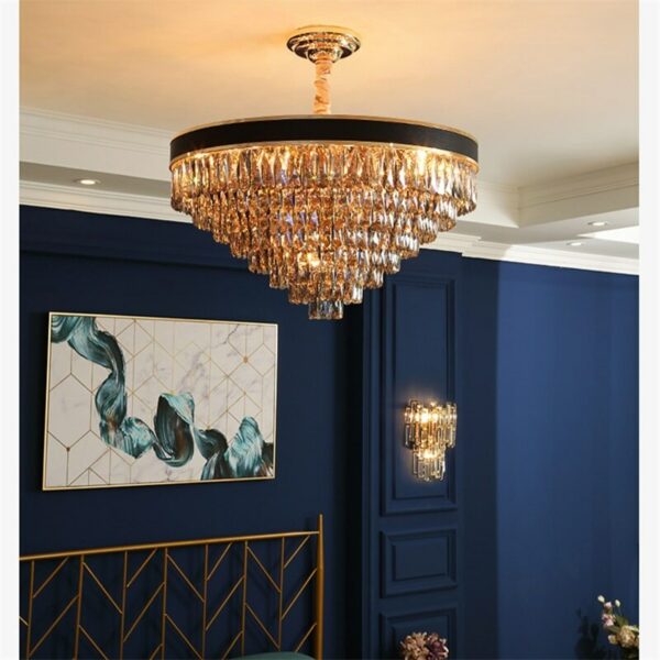 Hongcui Chandelier LED Pendant Lamp Postmodern Lighting Fixtures for Home Living Dining Room 3