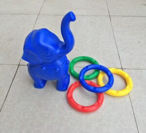 Sport Toy Unisex Animal Plastic Beautiful Elephant Kindergarten Rings Children Outdoor Sports Toys Playground 2021 1